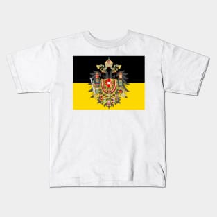 Austrian empire coat of arms flag Kids T-Shirt